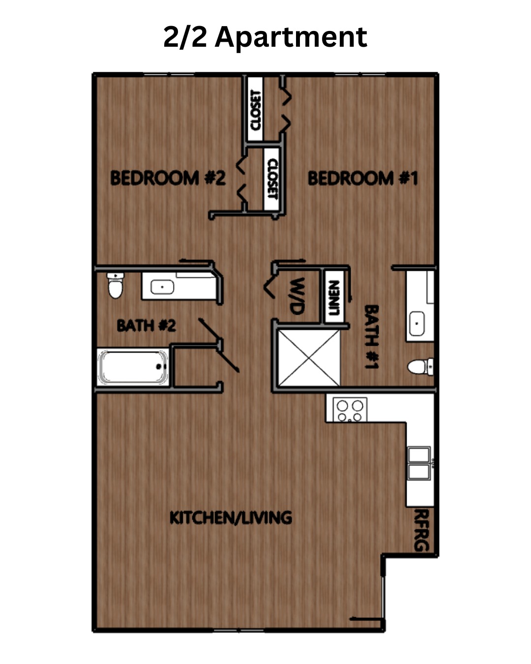 Triplex 2 Bedroom