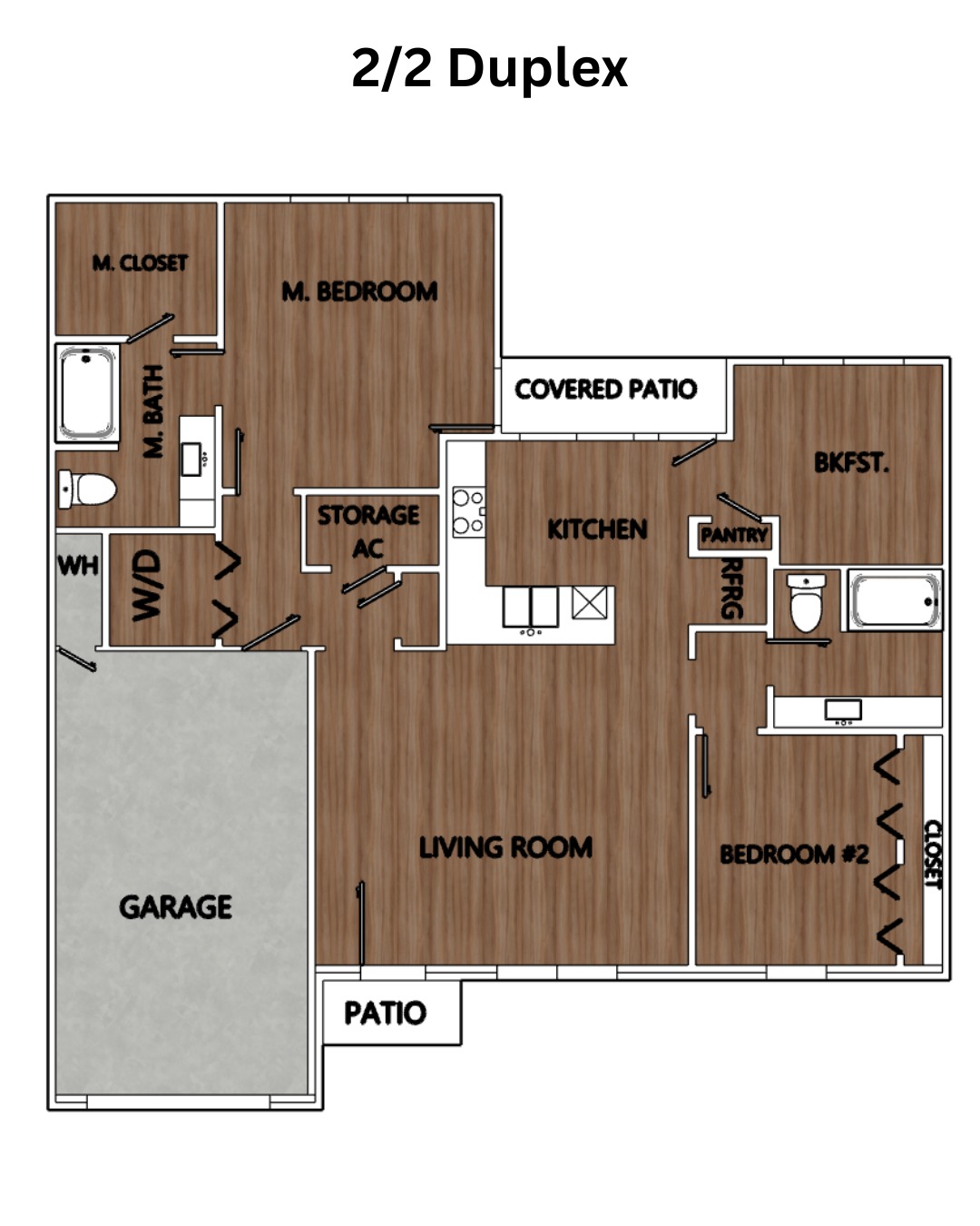 Duplex 2 Bedroom